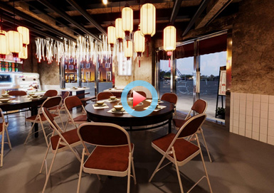 工業(yè)風火鍋店設計全景案例